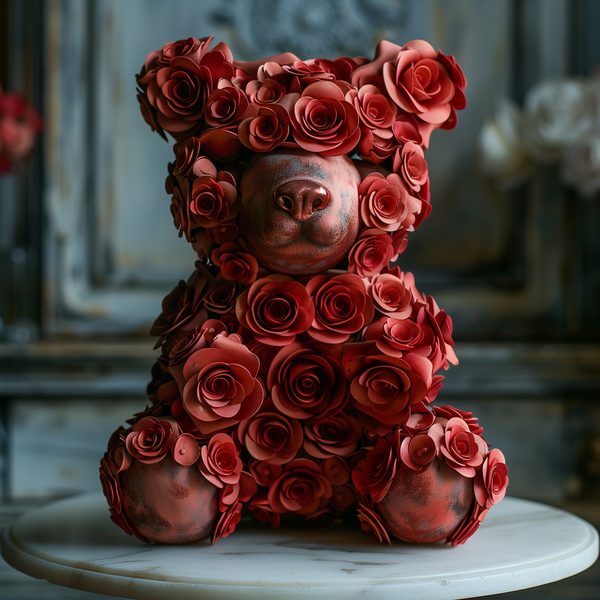 Cadeau unique: trouvez l'ours en rose parfait