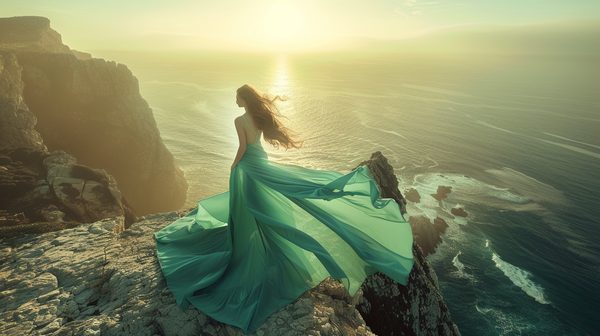 Découvrez comment sublimer une robe vert d'eau