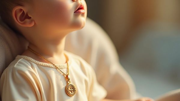 La médaille de baptême comme symbole d'attachement durable