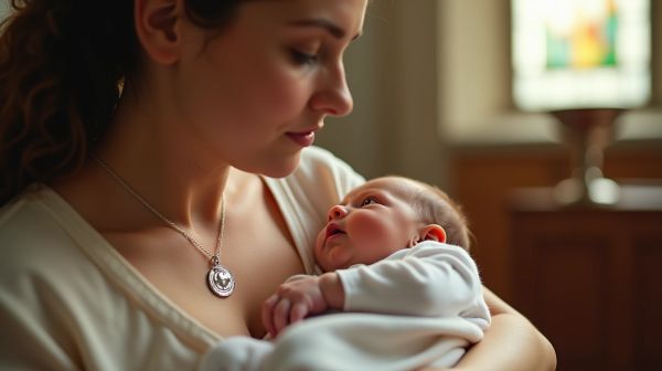 La médaille de baptême comme symbole d'attachement durable